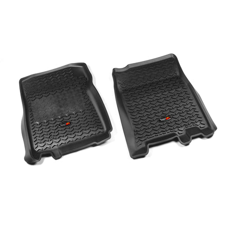 Revêtement de plancher avant Rugged Ridge noir pour Ford F-150 1997-2003, cabine standard/allongée
