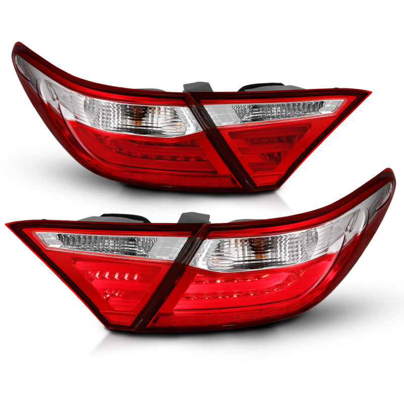 Feux arrière à LED ANZO 2015-2016 Toyota Camry Rouge/Clair