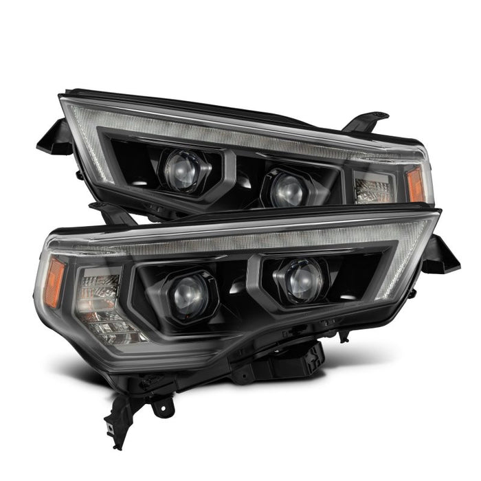 Phares à LED AlphaRex 14-20 Toyota 4Runner PRO-Series Projecteur Alpha-Black avec clignotant séquentiel/DRL