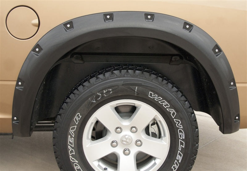 Lund 09-17 Dodge Ram 1500 RX-Rivet Style Textured Elite Series Fender Flares - Black (2 Pc.)