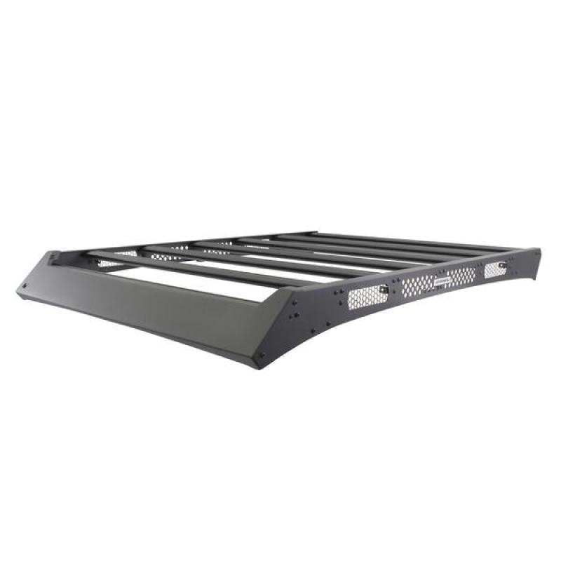 Barres de toit à profil bas Go Rhino 16-23 pour Toyota Tacoma DC Ceros - Tex. Blk