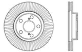 StopTech Sport Cross Drilled Brake Rotor - Rear Left