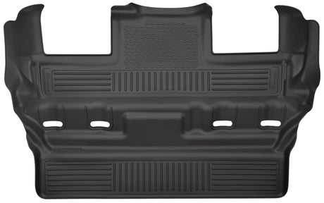 Revêtement de sol noir Husky Liners 2015 GM Escalade/Tahoe/Yukon WeatherBeater pour 3e siège (2e siège baquet)