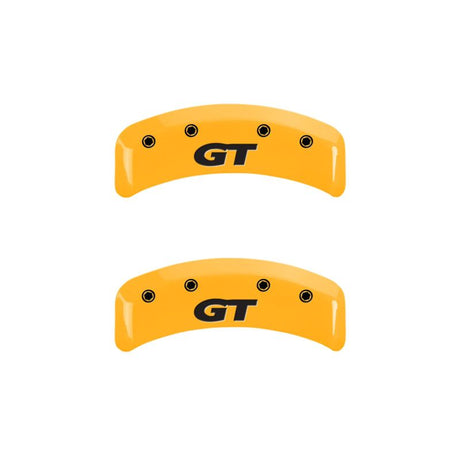 MGP 4 Caliper Covers Engraved Front & Rear MGP Black finish silver ch