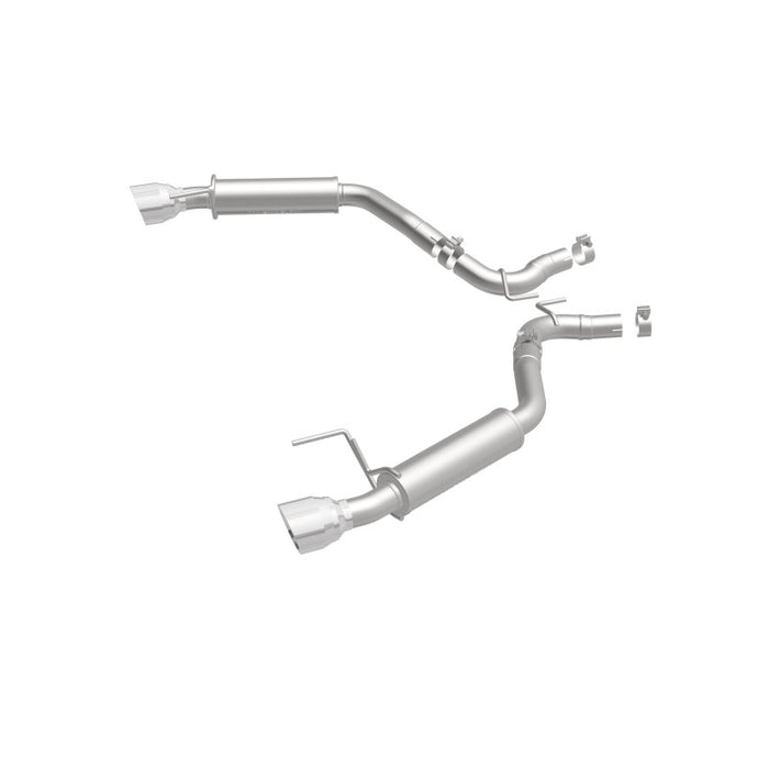 Essieu arrière MagnaFlow, SS, 2,5 po, compétition, double polissage fendu, embout de 4,5 po, Ford Mustang Ecoboost 2015