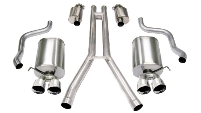 Échappement arrière poli sport pour Cadillac XLR 4,6 L Corsa 04-08