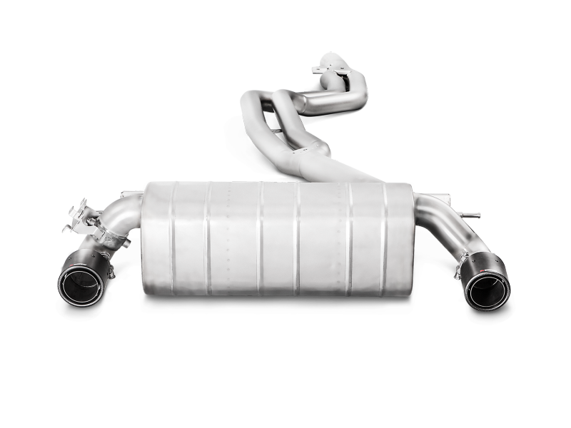 Arrière de catalyseur Akrapovic Evolution Line 16-17 pour BMW M240i (F22 F23) (SS) avec embouts en carbone (tuyau de liaison requis)