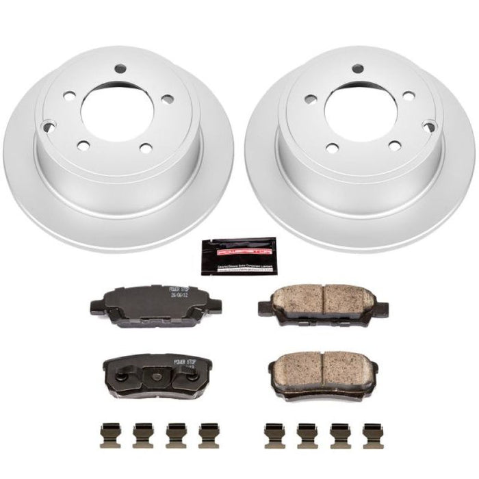 Kit de freins arrière Power Stop 11-14 Chrysler 200 Z17 Evolution Geomet avec revêtement