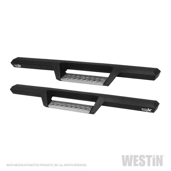 Marchepieds Westin 07-18 Jeep Wrangler JK 2 portes HDX en acier inoxydable - Tex. Blk