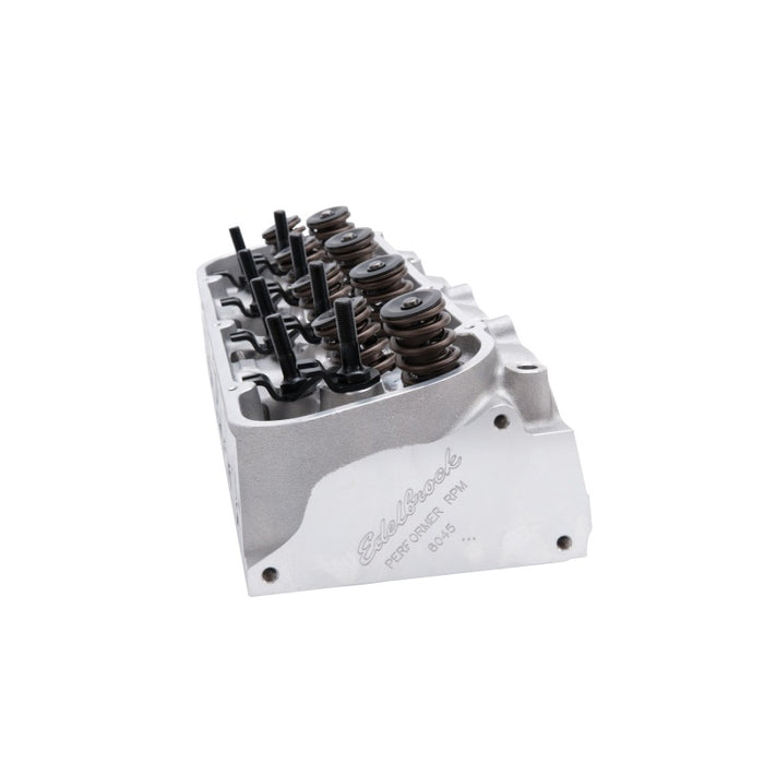 Culasse Edelbrock BBC Performer RPM Port ovale pour came à rouleaux hydrauliques Finition naturelle (Ea)