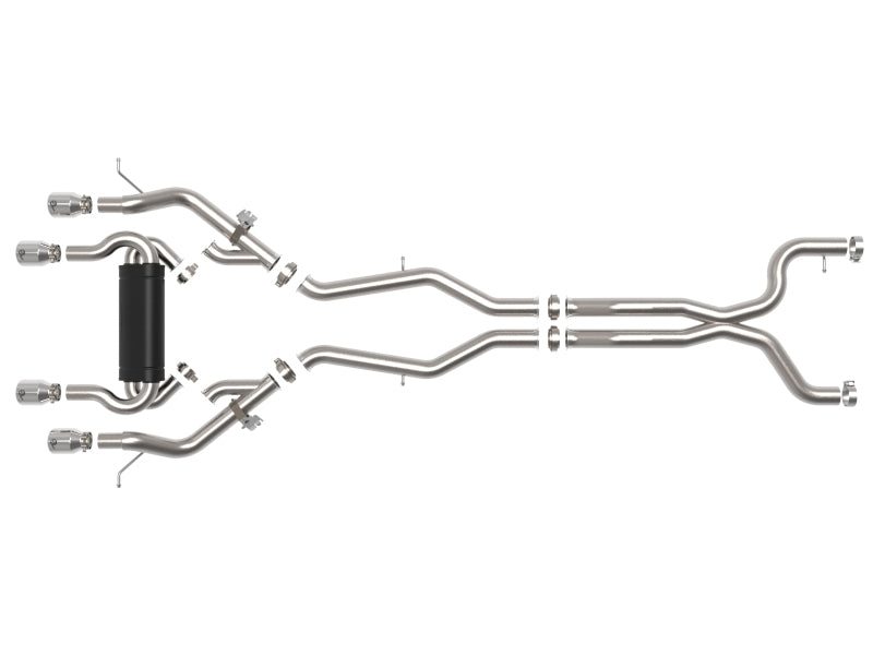 Échappements aFe MACHForce XP Cat-Back SS 21 BMW M2 Competition L6-3.0L avec embouts polis