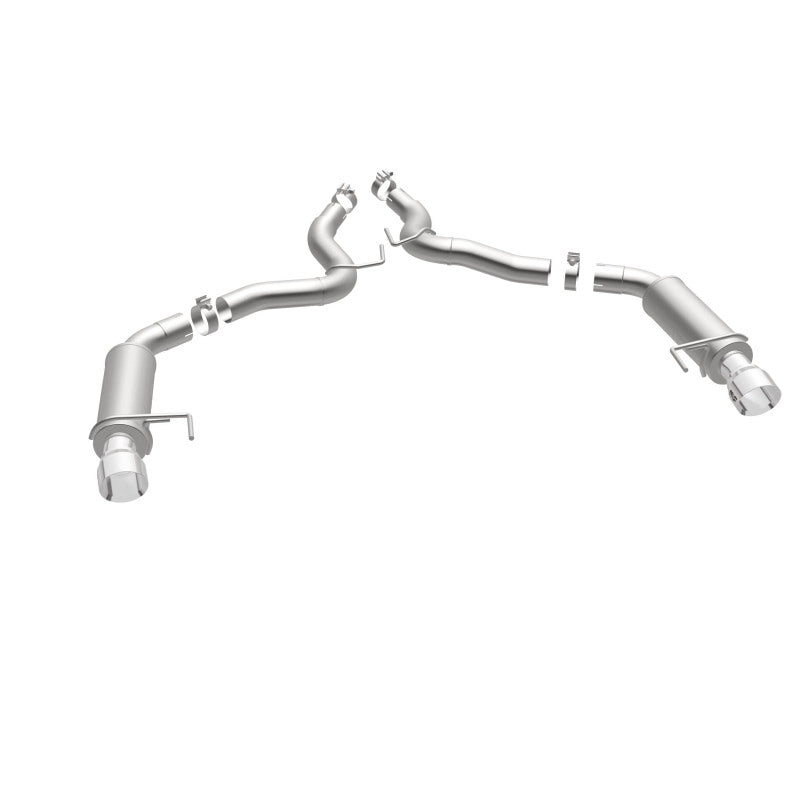 Essieu arrière MagnaFlow, SS, 3 po, compétition, embout poli double division de 4,5 po, Ford Mustang GT V8 5.0 2015