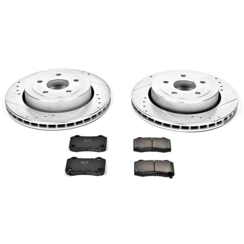 Power Stop 06-10 Jeep Grand Cherokee Rear Z23 Evolution Sport Brake Kit