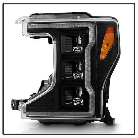 Phares à DEL haute puissance Spyder Apex 20-22 Ford F250/F350 (halogène) - Noir PRO-YD-FS20HALAP-SEQ-BK