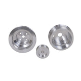 Kit de poulie de transmission inférieure BBK 85-97 GM Truck 305 350 - Aluminium CNC léger (3 pièces)