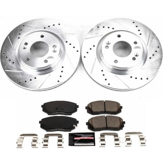 Power Stop 16-19 Hyundai Sonata Front Z23 Evolution Sport Brake Kit