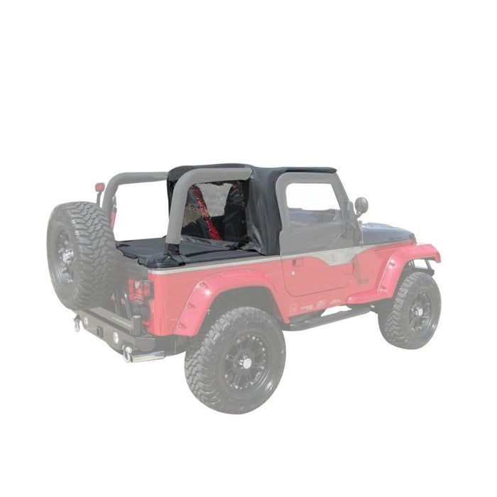 Jeep Wrangler (TJ) Rampage 1997-2002 - Capote souple et couvre-tonneau - Denim noir