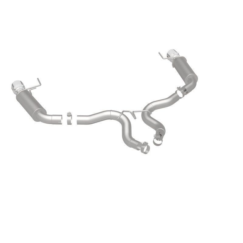 Essieu arrière MagnaFlow, SS, 3 po, compétition, embout poli double division de 4,5 po, Ford Mustang GT V8 5.0 2015