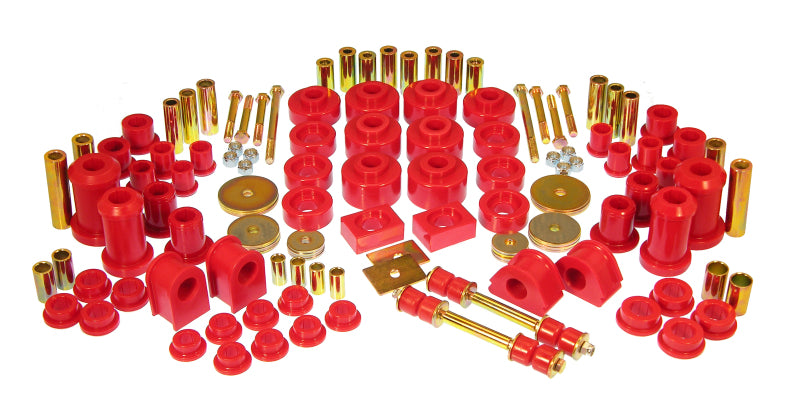 Kit complet Prothane 97-03 pour Ford F150/250LD 4 roues motrices - Rouge