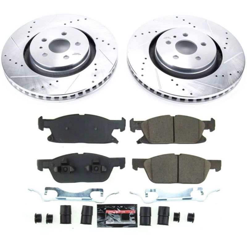 Kit de freins sport Power Stop pour Ford Edge 2019 Z23 Evolution avant