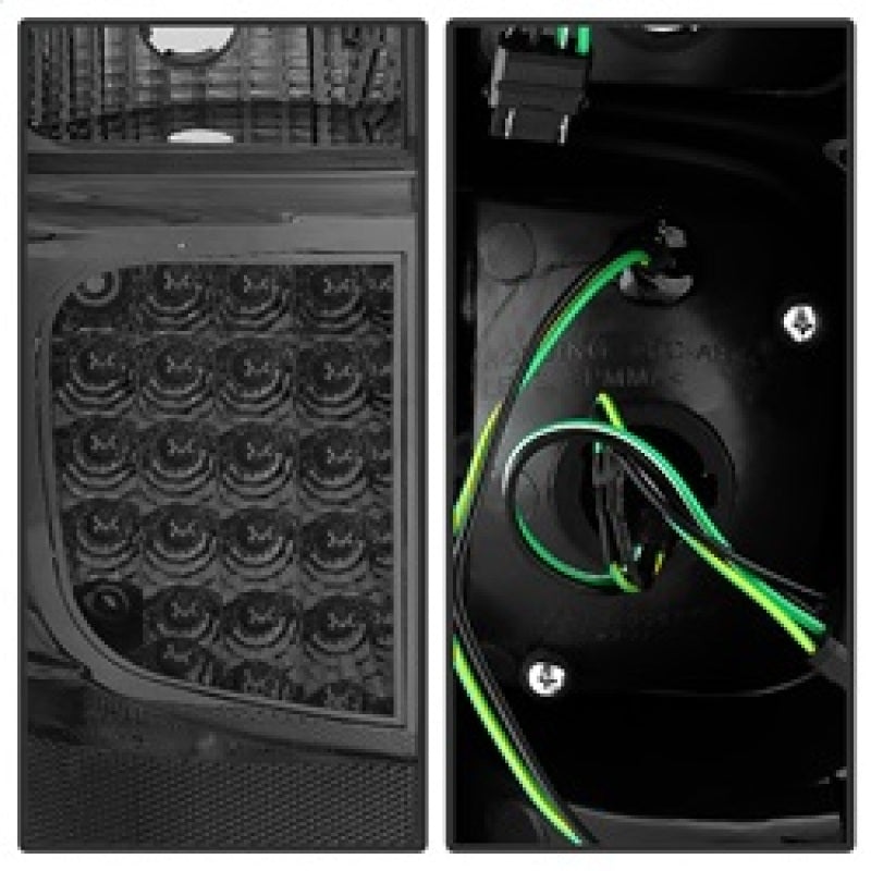 Feux arrière à LED Xtune Chevy Suburban/GMC Yukon/Yukon Denali 07-14 fumés ALT-JH-CSUB07-LED-G2-SM