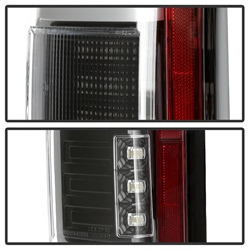 Barre lumineuse LED Spyder 15-18 pour Ford F-150 (avec angle mort) - Noir (ALT-YD-FF15015BS-LBLED-BK)