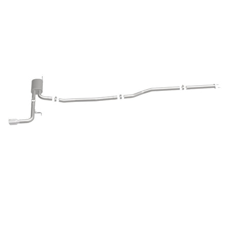Catback MagnaFlow, SS, 2,5 po, Street, passage simple en ligne droite. Embout poli de 4 po, Ford Fusion 2,5 L 2015