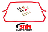 BMR 78-87 G-Body Front & Rear Sway Bar Kit w/ Bushings - Red BMR Suspension