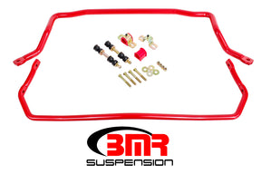 BMR 78-87 G-Body Front & Rear Sway Bar Kit w/ Bushings - Red BMR Suspension