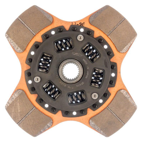 Disque de frein Exedy 2004-2011 Subaru WRX STI H4 Stage 2 Cerametallic 4 Puck Compatible avec 15951HDP4