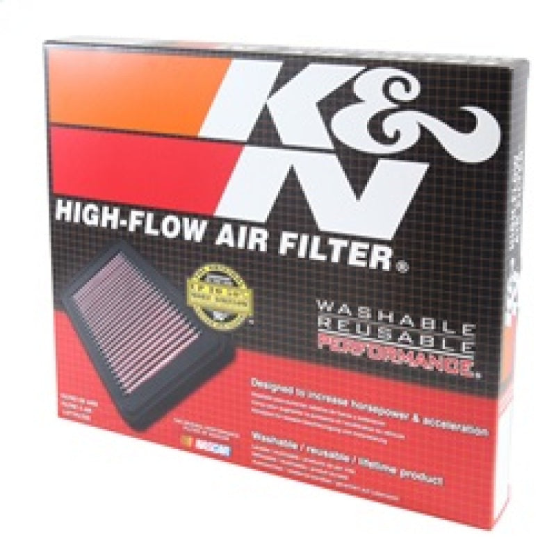 K&N Replacement Air Filter 11.75in O/S Length x 9in O/S Width x 1.188in H for 13 Hyundai Santa Fe