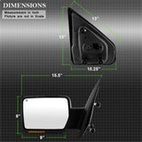 xTune Ford F150 07-14 Power Heated Amber LED Signal OE Mirror Left MIR-03349EH-P-L