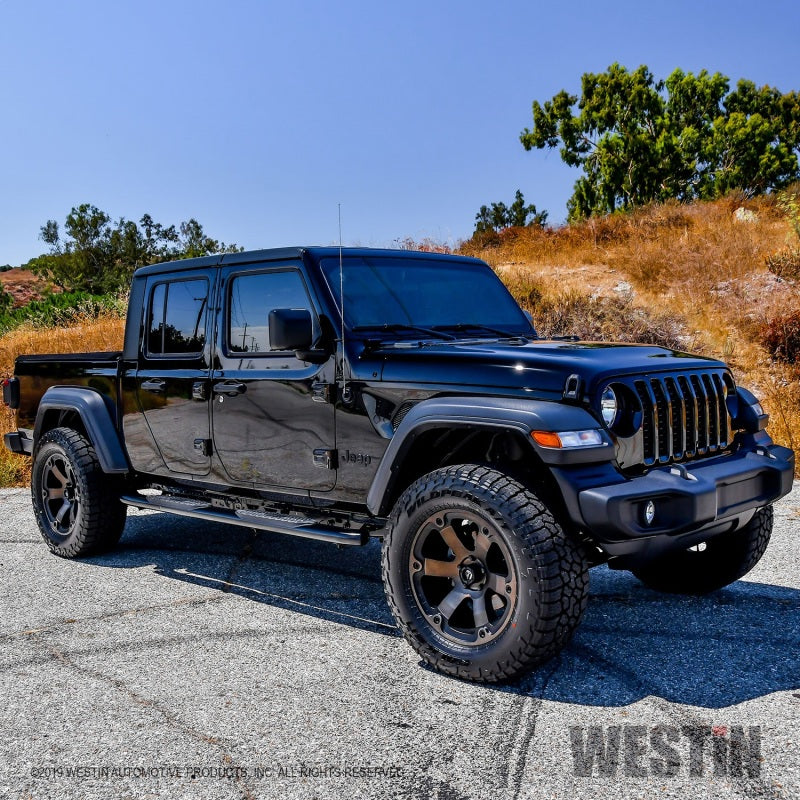 Marchepieds ovales Nerf Westin 2020 Jeep Gladiator PRO TRAXX 5 WTW - Noir
