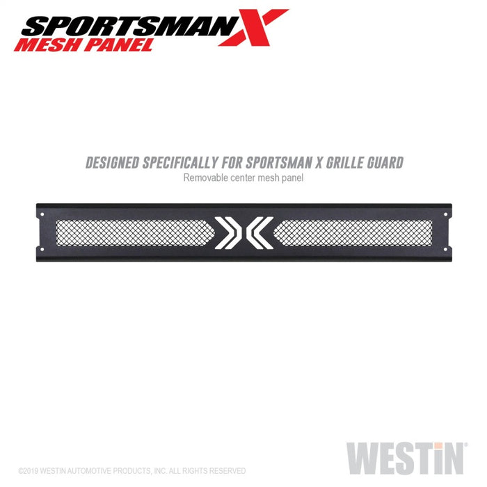 Panneau en maille Westin 16-18 Chevrolet Silverado / 09-18 RAM 1500 Sportsman X - Tex. Blk