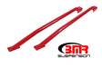BMR 79-04 Fox Mustang Hardtop Only Weld-On Boxed STD. Subframe Connectors - Red BMR Suspension