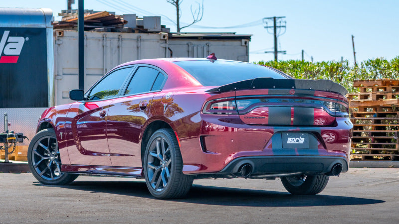 Échappement Catback Borla 19-23 Dodge Charger GT 3.6L V6 RWD ATAK - Embouts chromés noirs