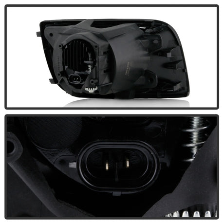 Feux antibrouillard à LED de style OEM Spyder Toyota Sequoia 2018-2020 avec interrupteur d'ajustement OEM - Transparent