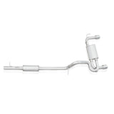 Échappement Catback pour Jeep Wrangler 2012-17 en acier inoxydable