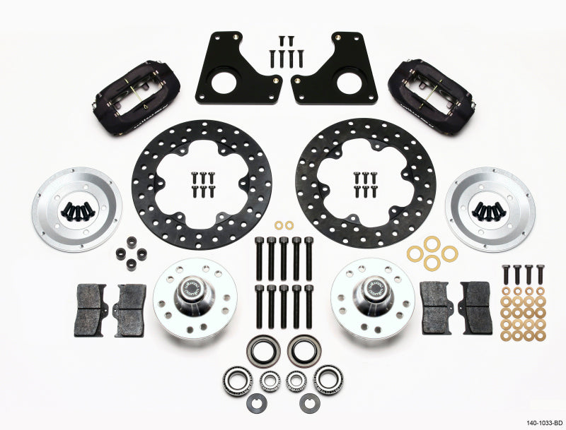 Kit de frein avant Wilwood Forged Dynalite Rotor percé 79-87 GM G Body