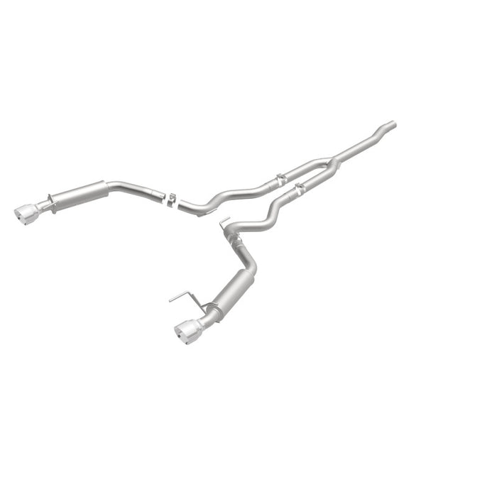 Cat-Back MagnaFlow 15-16 Ford Mustang 2,3 L L4 Competition SS 3 pouces arrière double divisé 4,5 pouces embouts noirs