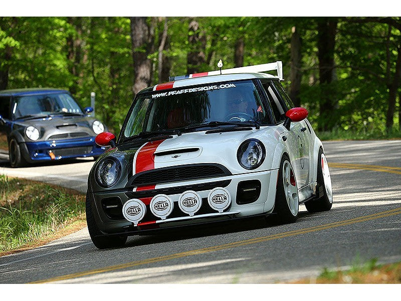 Phares de projecteur Spyder Mini Cooper 02-06 DRL Noir Haut H1 Bas H1 PRO-YD-MC02-DRL-BK