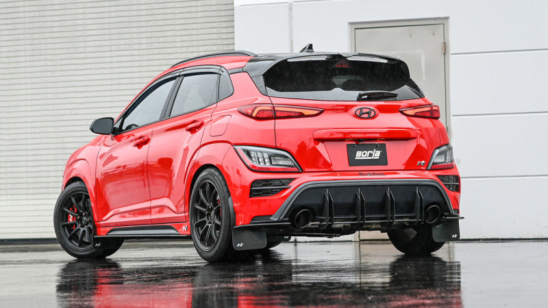 Échappement arrière ATAK Turbo AT/MT Borla 22-23 Hyundai Kona N 2.0L 4 CYL. Noir Chrome