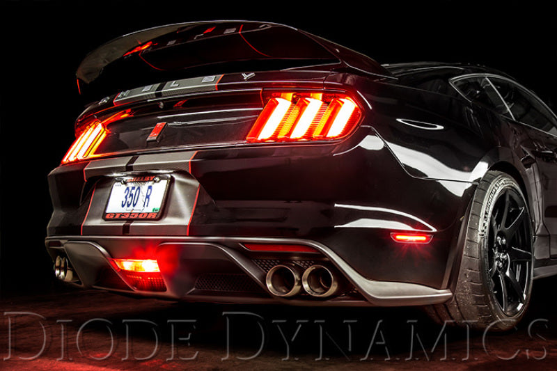 Feux latéraux à LED Diode Dynamics 15-21 Ford Mustang fumés (ensemble)