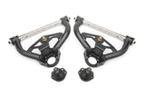 BMR 78-87 GM G-Body Non-Adjustable Upper A-Arms Delrin Std Ball Joint - Black Hammertone BMR Suspension