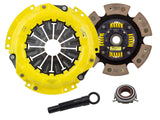 Kit d'embrayage à 6 plaquettes ACT 1991 Geo Prizm XT/Race Sprung