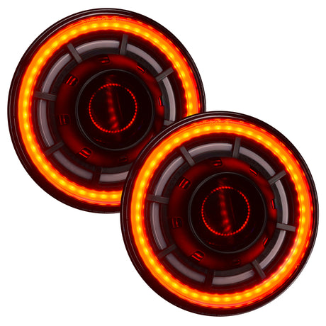 Phares de projecteur Oracle Oculus 7 pouces ColorSHIFT Bi-LED pour Jeep Wrangler JK VOIR LA GARANTIE