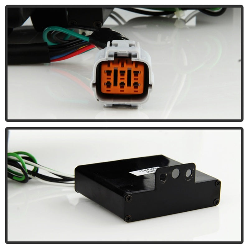 Phares de projecteur Spyder Mazda CX-5 13-15 - DRL LED - Noir PRO-YD-MCX513-DRL-BK