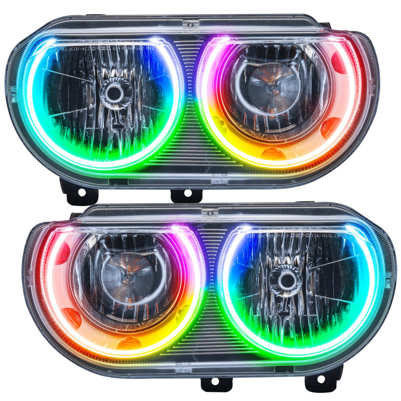 Oracle 08-14 Dodge Challenger SMD HL (Non-HID) - ColorSHIFT - Dynamique VOIR LA GARANTIE
