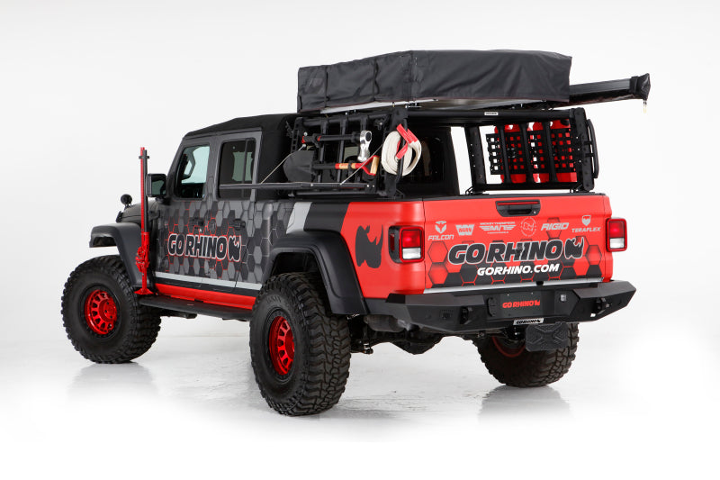 Go Rhino 19-21 Jeep Gladiator XRS Overland Xtreme Rack - Box 2 (Req. gor5950000T-01)