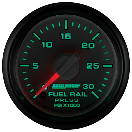 Manomètre de pression de rampe de carburant diesel Autometer Factory Match 52,4 mm 0-30 000 PSI SE, Cummins 6,7 L, Dodge